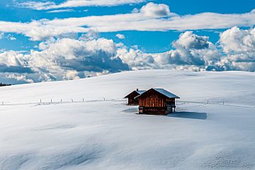 Biała kraina Alpe di Siusi