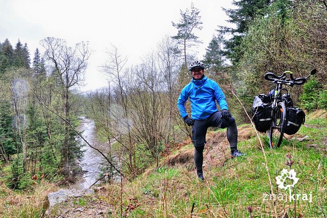 Deszczowy rowerowy Beskid Niski