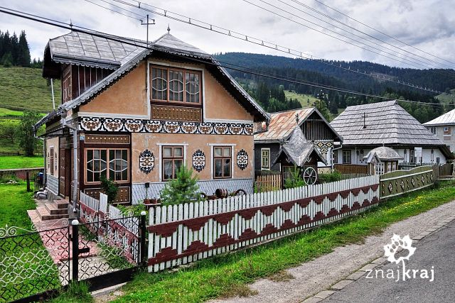 Malowany dom na Bukowinie