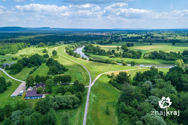 Tak wygląda Wiślana Trasa Rowerowa niedaleko Oświęcimia