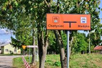 Drogowskaz Green Velo Chotyniec-Medyka