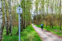 Na rowerowej trasie w kierunku Joachimsthal Na rowerowej trasie w kierunku Joachimsthal