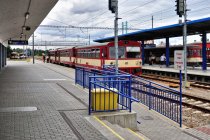 Najpopularniejszy pociąg w Czechach na stacji Znojmo