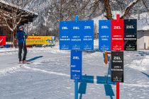 Narciarskie drogowskazy w Walchsee