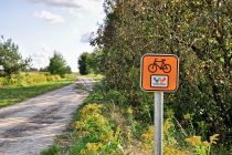 Pomarańczowy znak Green Velo