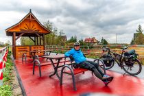 Przy podhalańskiej wiacie rowerowej Przy podhalańskiej wiacie rowerowej