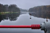 Widok na jezioro Mylof Widok na jezioro Mylof