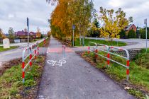 Zabezpieczenia przejazdów przy rowerowym szlaku Zabezpieczenia przejazdów przy rowerowym szlaku