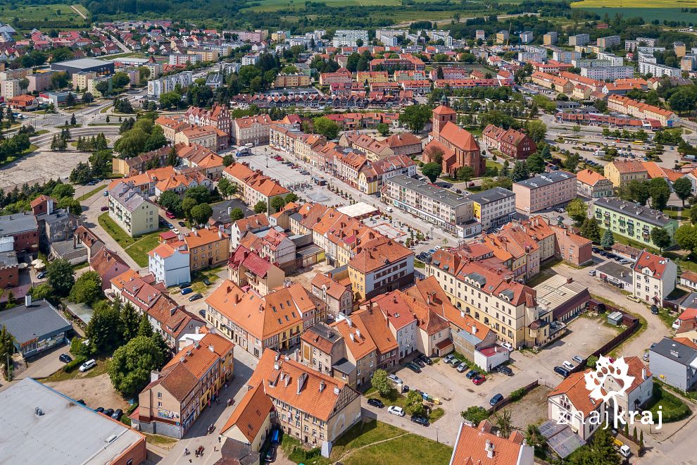 Centrum miasta w w Bartoszycach