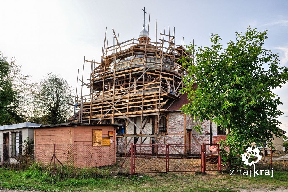 Cerkiew z muru pruskiego w Wielkich Oczach