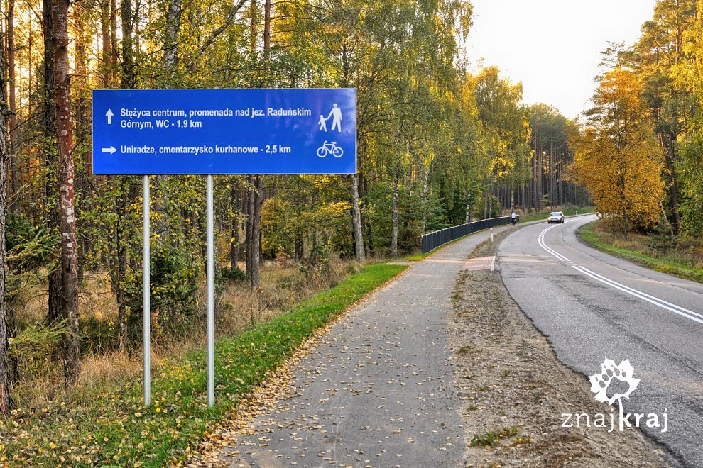 Droga rowerowa z Gołubia do Stężycy