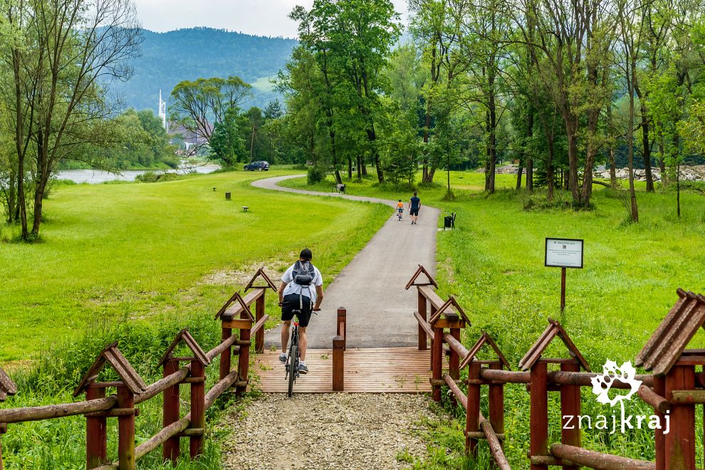 droga-rowerowa-za-kroscienkiem-nad-dunaj