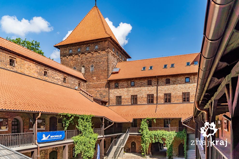 Dziedziniec zamku w Nidzicy