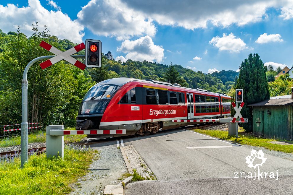 Erzgebirgsbahn - lokalna kolej w Rudawach