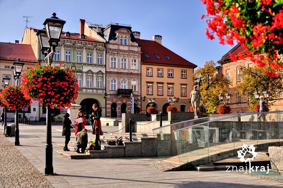 Neptun na rynku w Bielsku-Białej