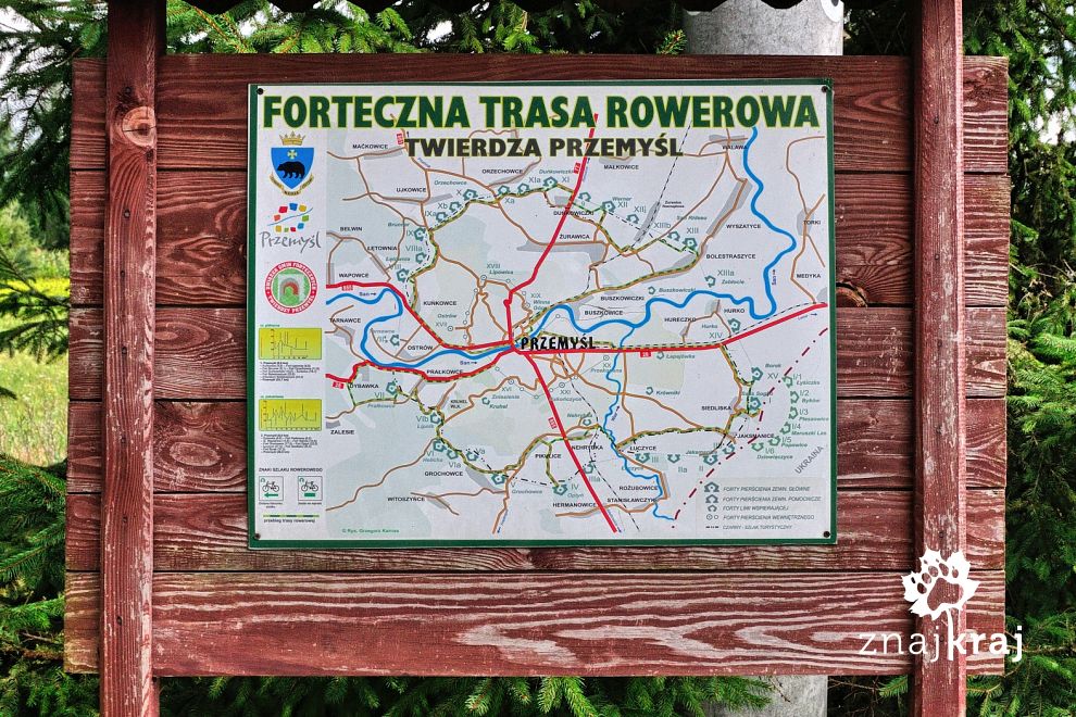 Forteczna Trasa Rowerowa - mapa