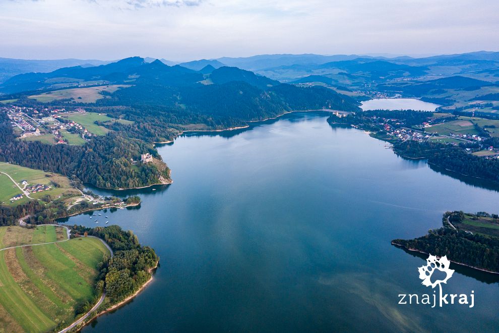 Jezioro Czorsztyńskie - zamki w Czorsztynie i w Niedzicy