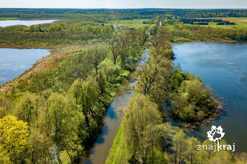 Kanał w Ligach na Mazurach Zachodnich