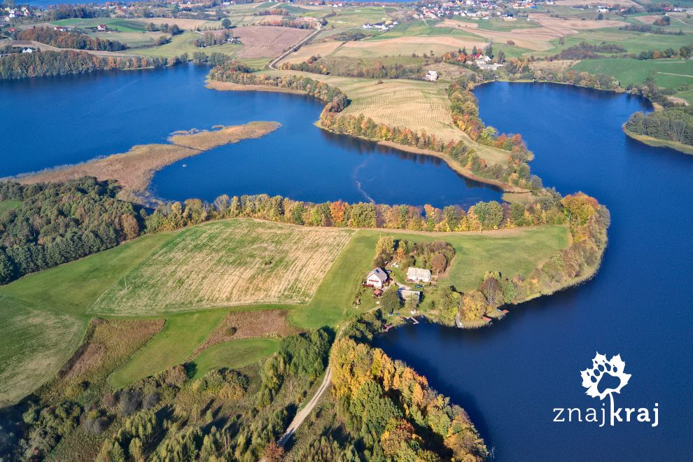 Kaszubskie jeziora koło Chmielna