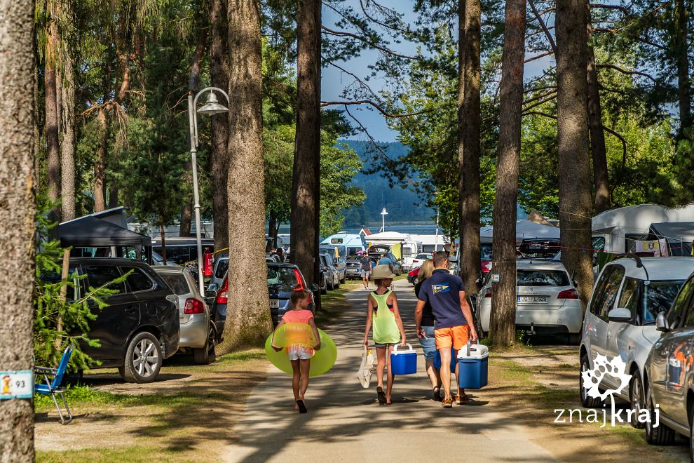Kemping nad jeziorem Faaker See w Austrii