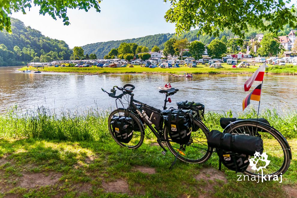 Kemping nad Wezerą w Bad Karlshafen