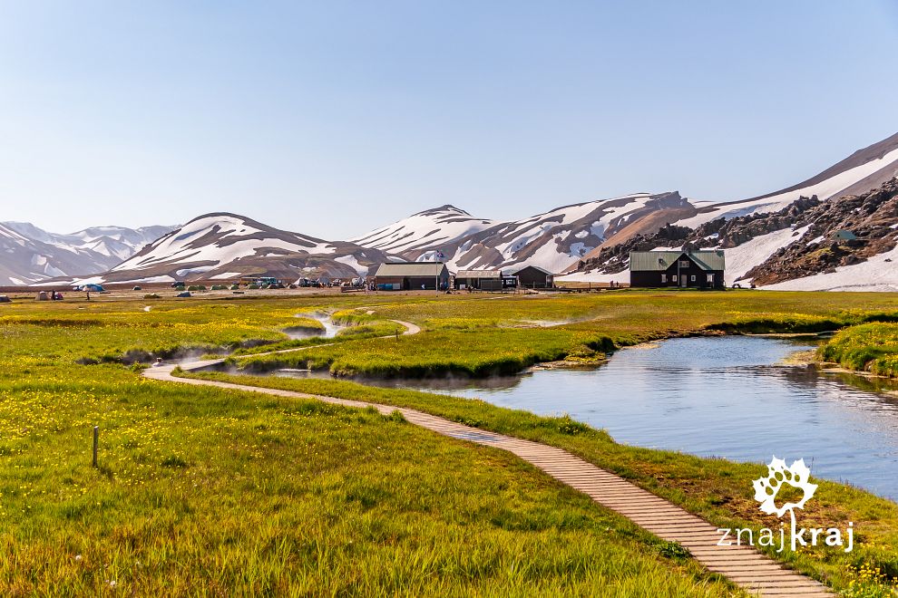 Kemping w Landmannalaugar