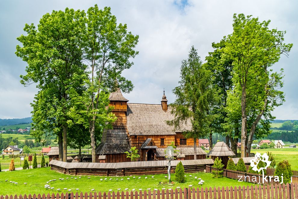 Kościół drewniany z listy UNESCO w Dębnie