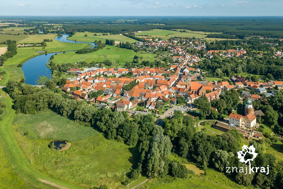 Miasto Lenzen w Brandenburgii
