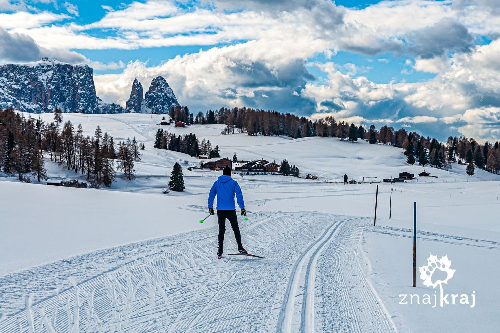 Malga - centrum tras narciarskich Alpe di Siusi