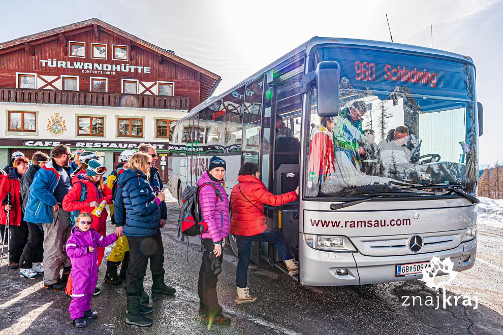 Autobusem spod Dachsteinu do Ramsau