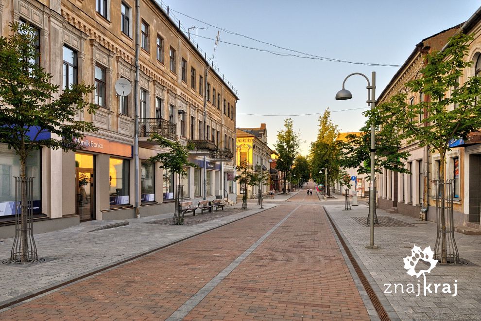 Miejski deptak w Dyneburgu
