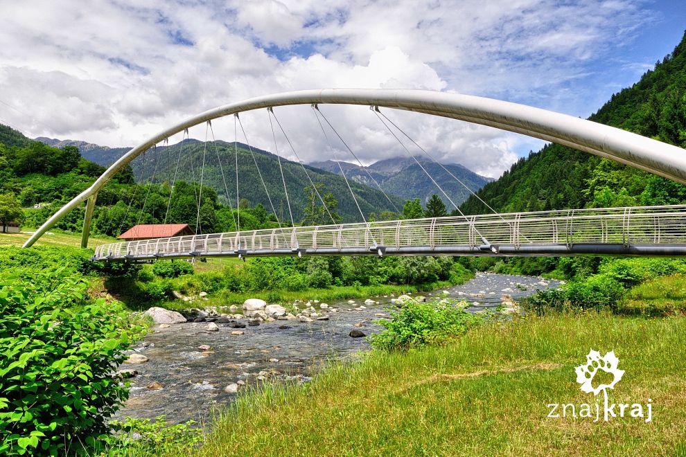 Rowerowy most w prowincji Trentino