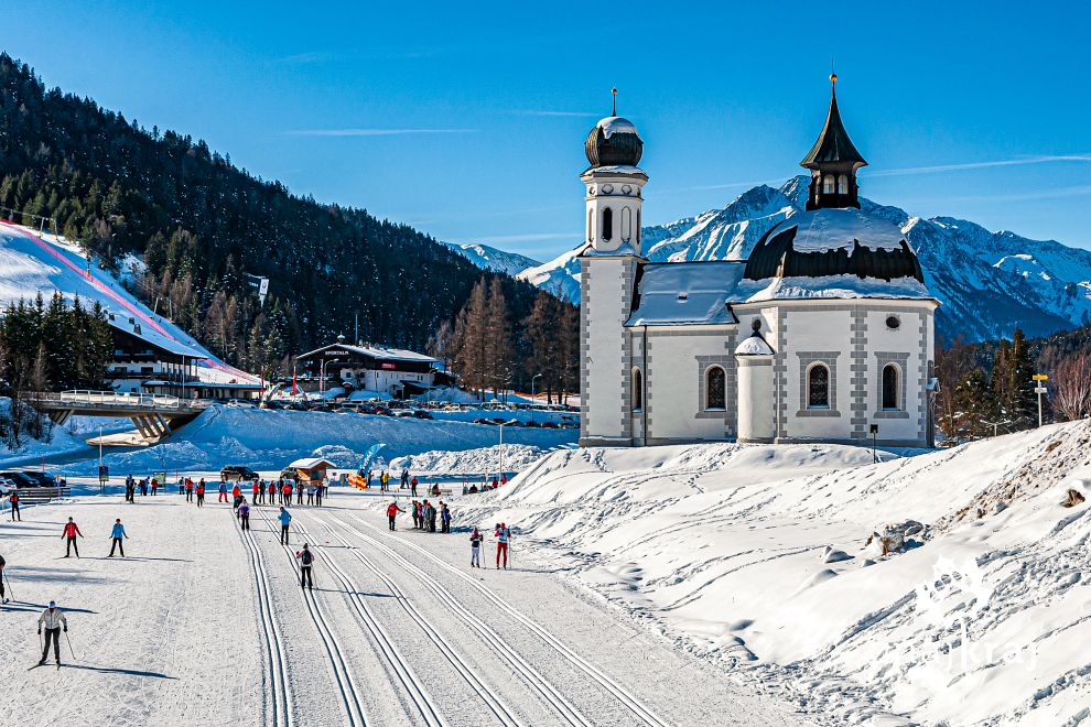 Narciarski region olimpijski w Seefeld in Tirol