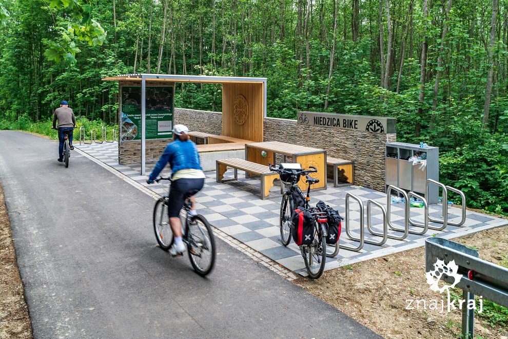 Niedzica - miejsce odpoczynku rowerzystów