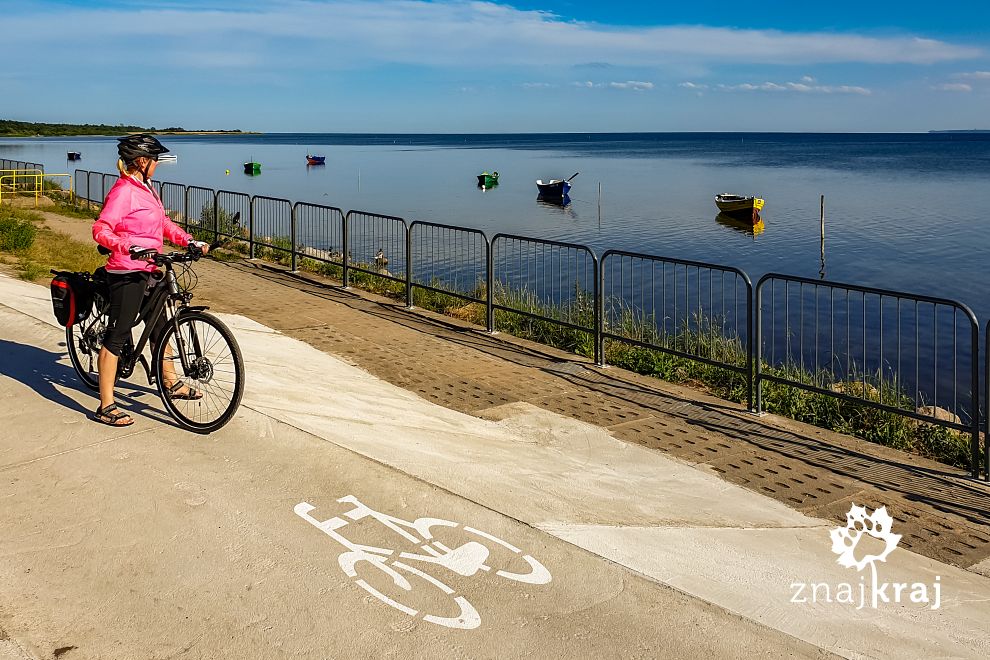 Nowy odcinek trasy rowerowej w Chałupach