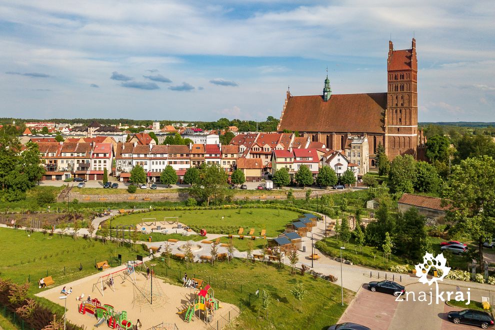 Nowy teren rekreacyjny i bazylika w Dobrym Mieście