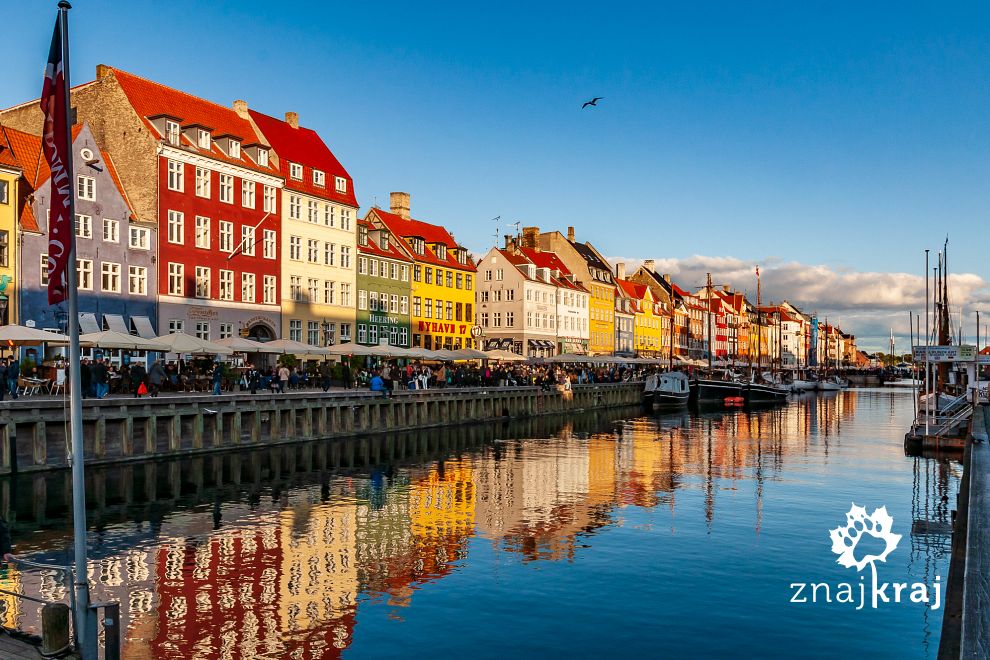 Nyhavn - stary port w Kopenhadze