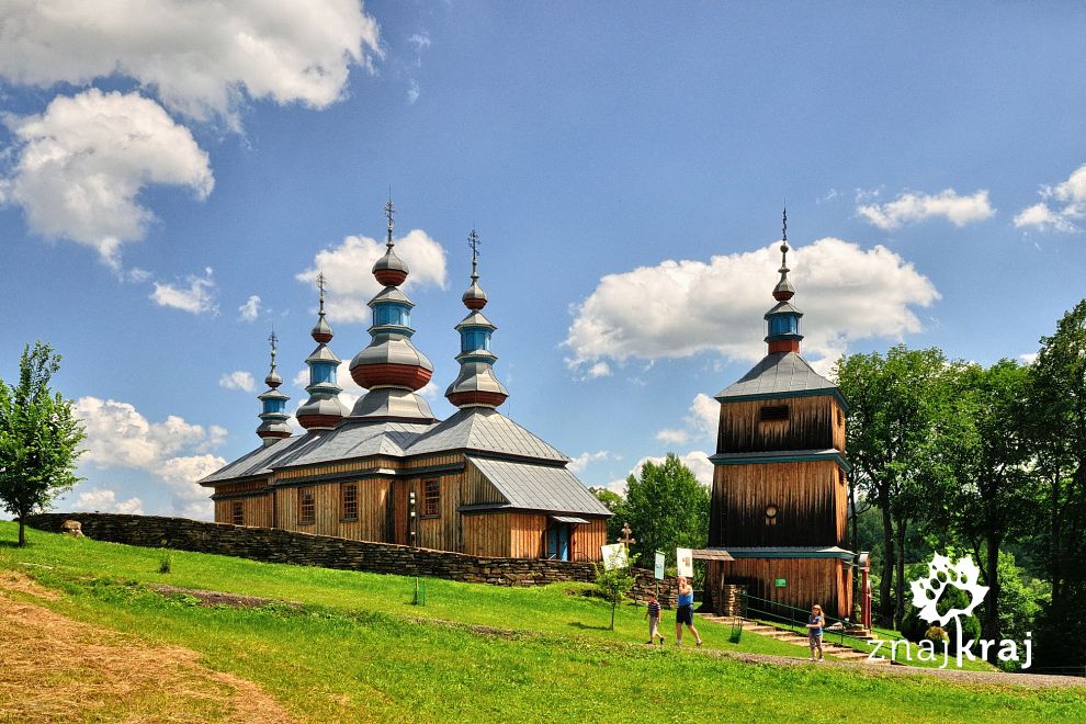 Odbudowana cerkiew w Komańczy