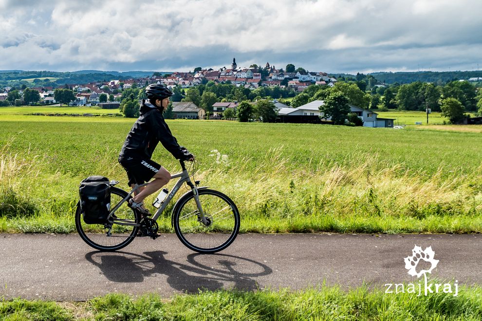 Panorama toskańskiego Herbstein w Hesji