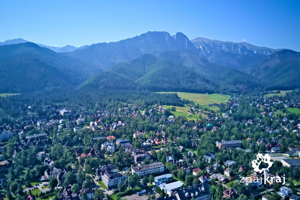 Panorama Tatr nad Zakopanem