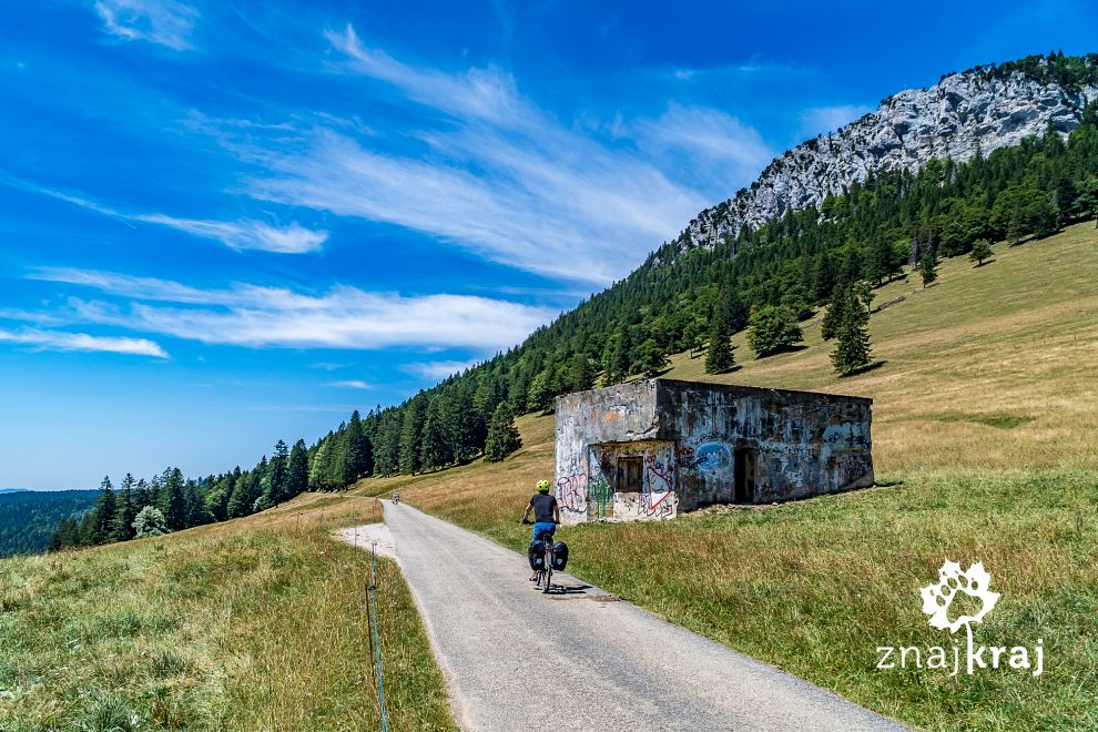 Podjazd pod przełęcz Col de l'Aiguillon