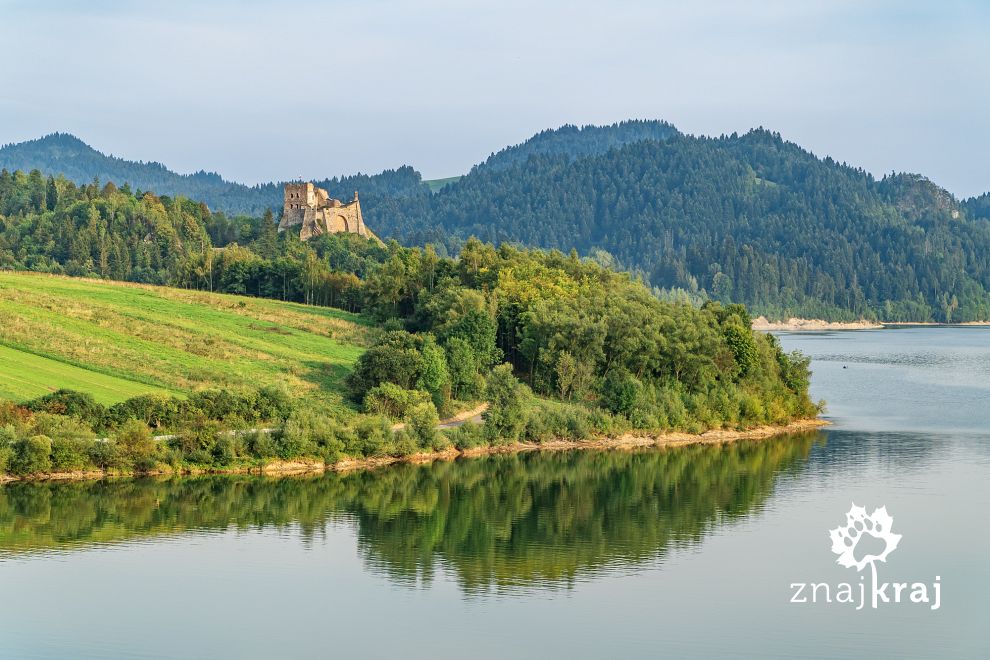Ruiny zamku w Czorsztynie