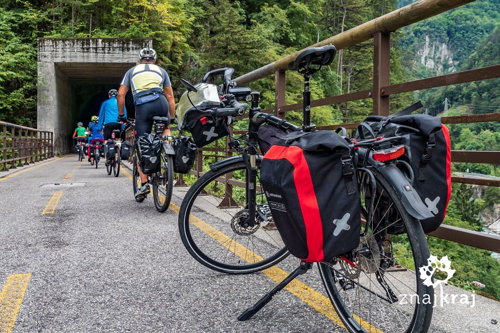Sakwy Extrawheel na trasie rowerowej Alpe-Adria