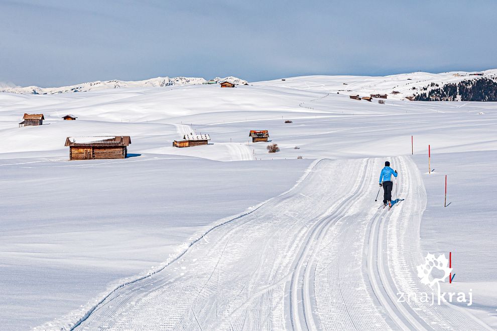 Trasa narciarska na Alpe di Susi - Seiser Alm