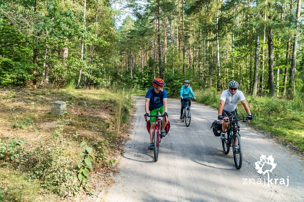 Szlak rowerowy między Olsztynem a Ostródą