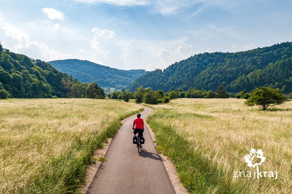 Szlak EuroVelo 11 w dolinie Popradu