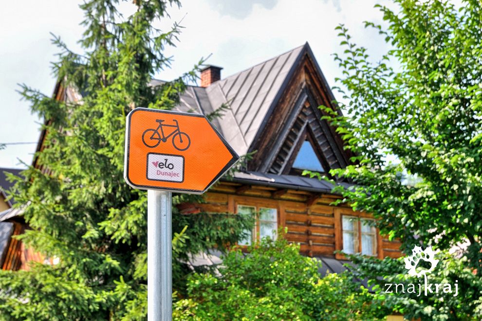 Szlak Velo Dunajec w Poroninie