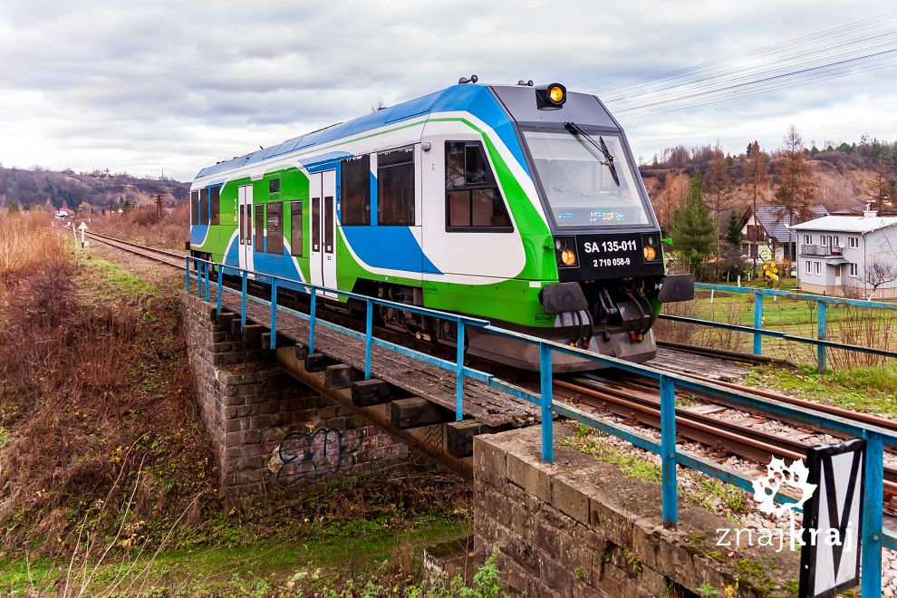 Szynobus Przewozów Regionalnych w Zagórzu