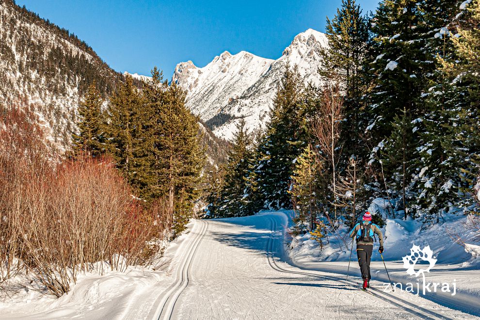 Trasa narciarska w olimpijskim regionie Seefeld