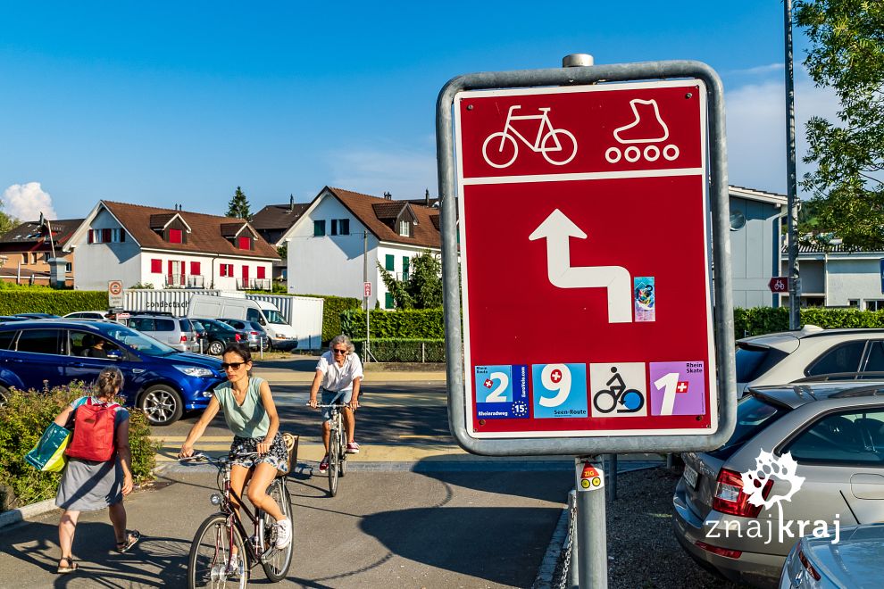 Trasa wzdłuż Renu dla rowerzystów i rolkarzy